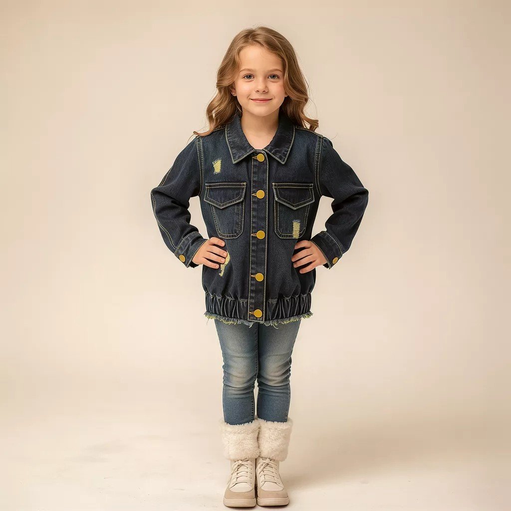 جاكيت بناتي جينز