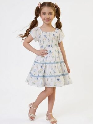 Girls' Petite Floral Dress