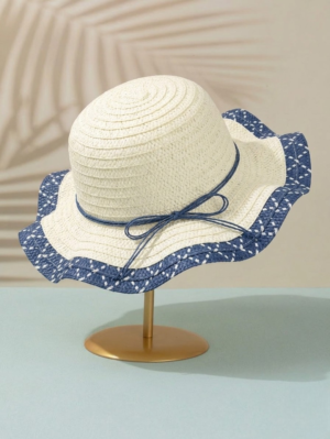 Girls' Straw Sun Hat