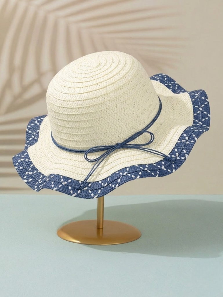 Girls' Straw Sun Hat
