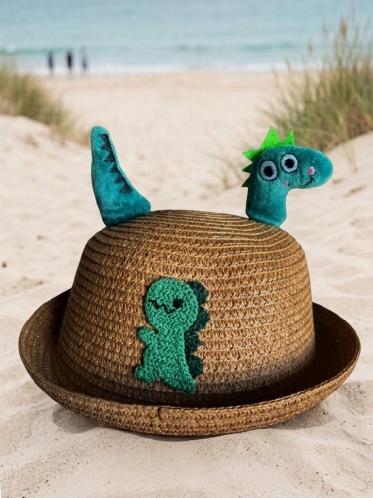 Boys' Dinosaur Straw Hat