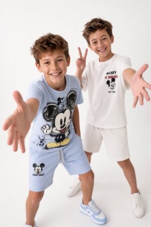 Two-piece Mickey Mouse and Friends Print Set for Boys